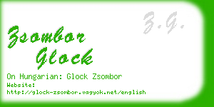 zsombor glock business card